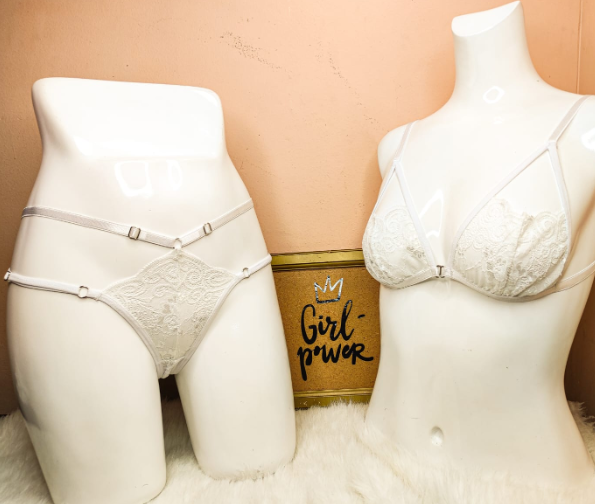 CONJUNTO BLANCO LENCERIA (AB085)