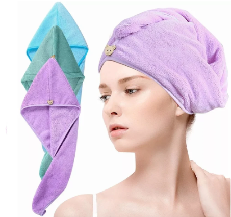 TOALLA PARA EL CABELLO MICROFIBRA