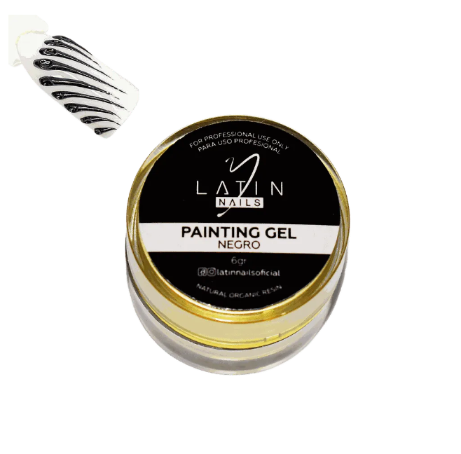 PAINTING GEL (NEGRO) LATIN NAILS 